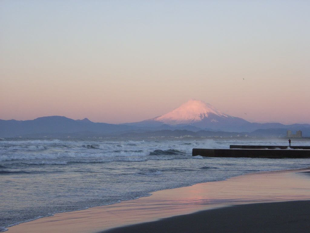 Enoshima, plage du Japon