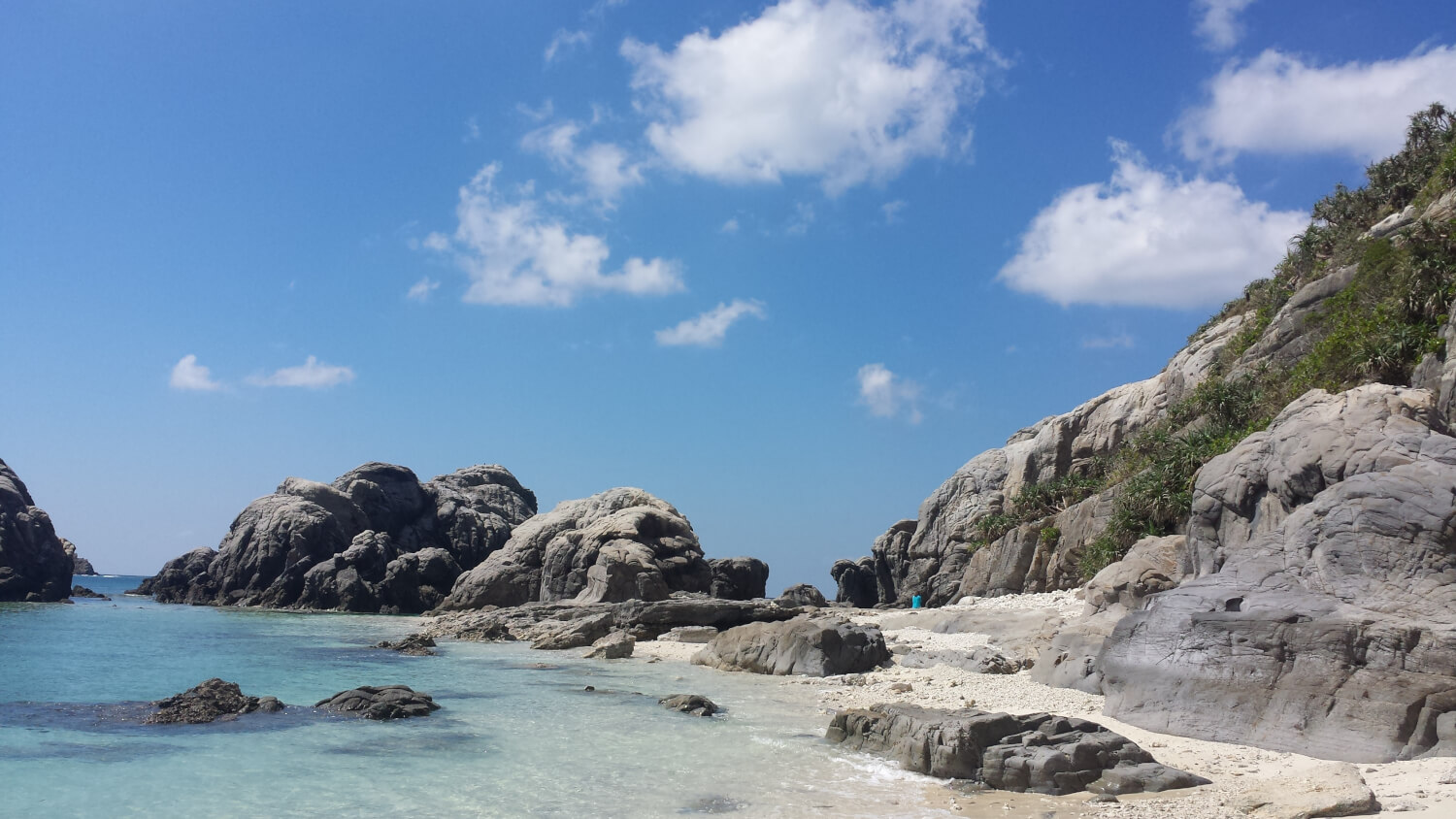 Aharen, Île de Tokashiki, plage du Japon