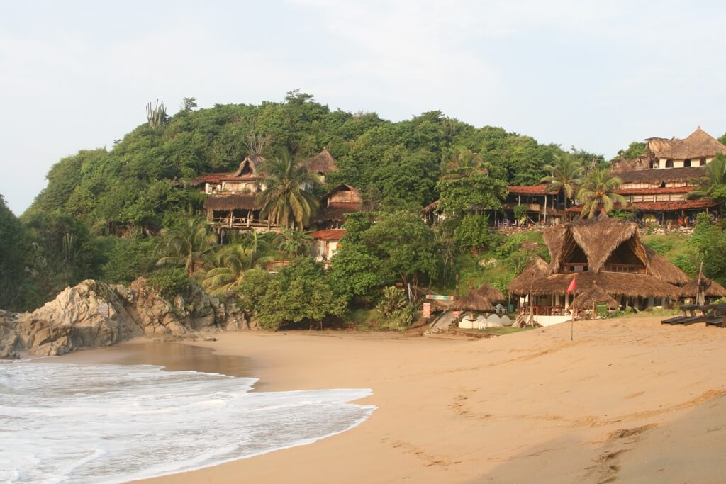 Plage de Zipolite, naturisme en hiver