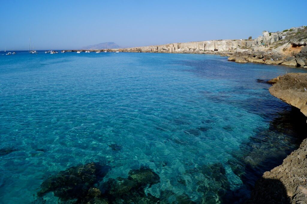 plage de favignana plus belles plages de Sicile