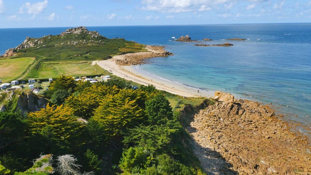 plougasnou plage paysage 