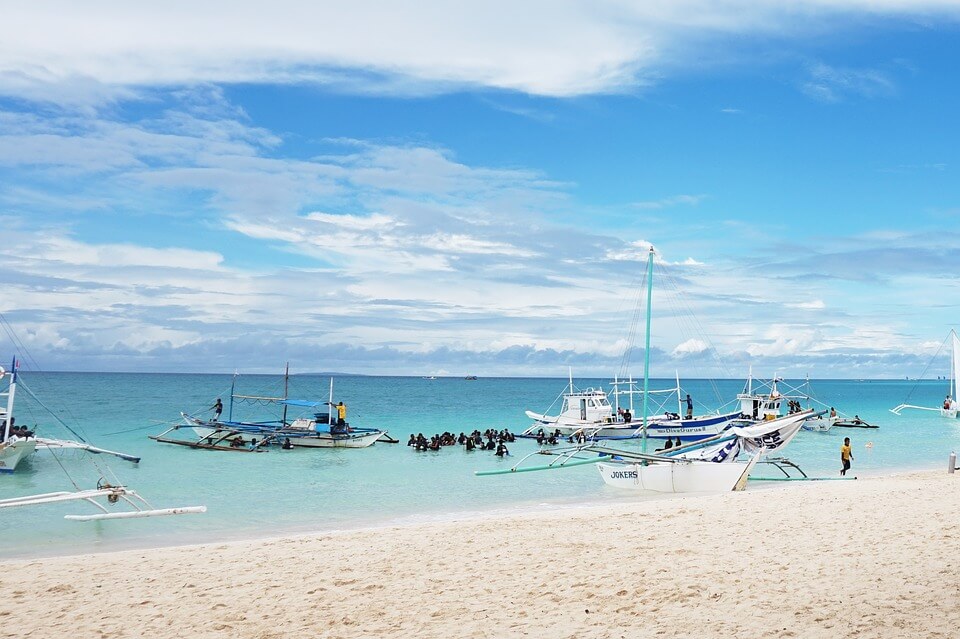 plage bateau de plongee philippines