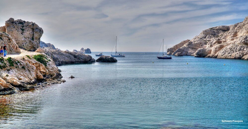 frioul point de vue sur la mer où se baigner à marseille