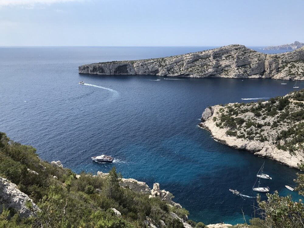 calanque de morgiou panorama mer où se baigner à marseille