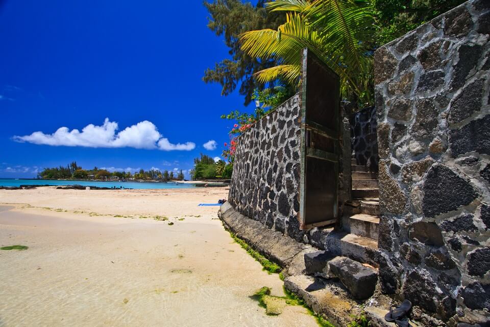 pereybere plage mur sable plages de l'île Maurice