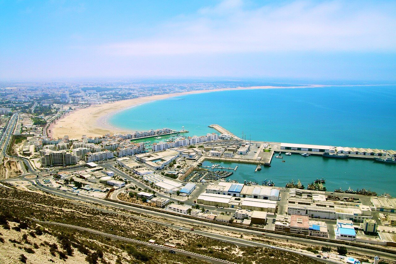 plages d'agadir panorama