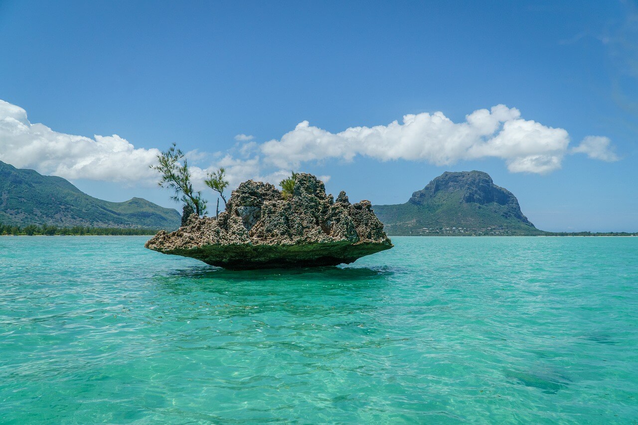 ile au bénitier plongée à l'île Maurice