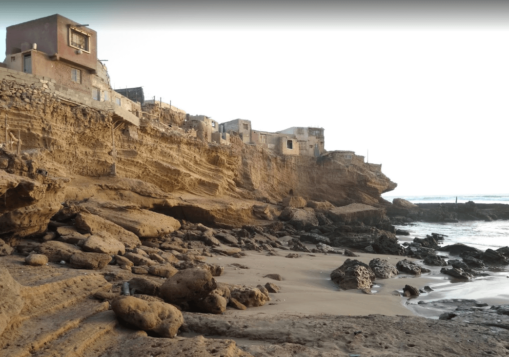 plage de sidi toual falaises plages d'agadir