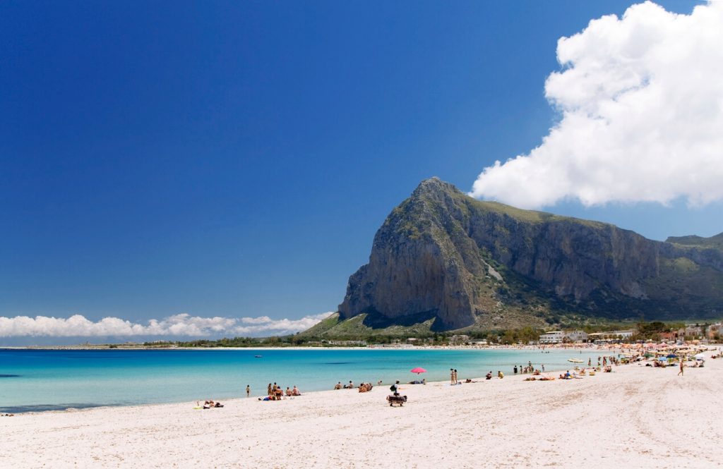 Plage De Sable Blanc Sicile