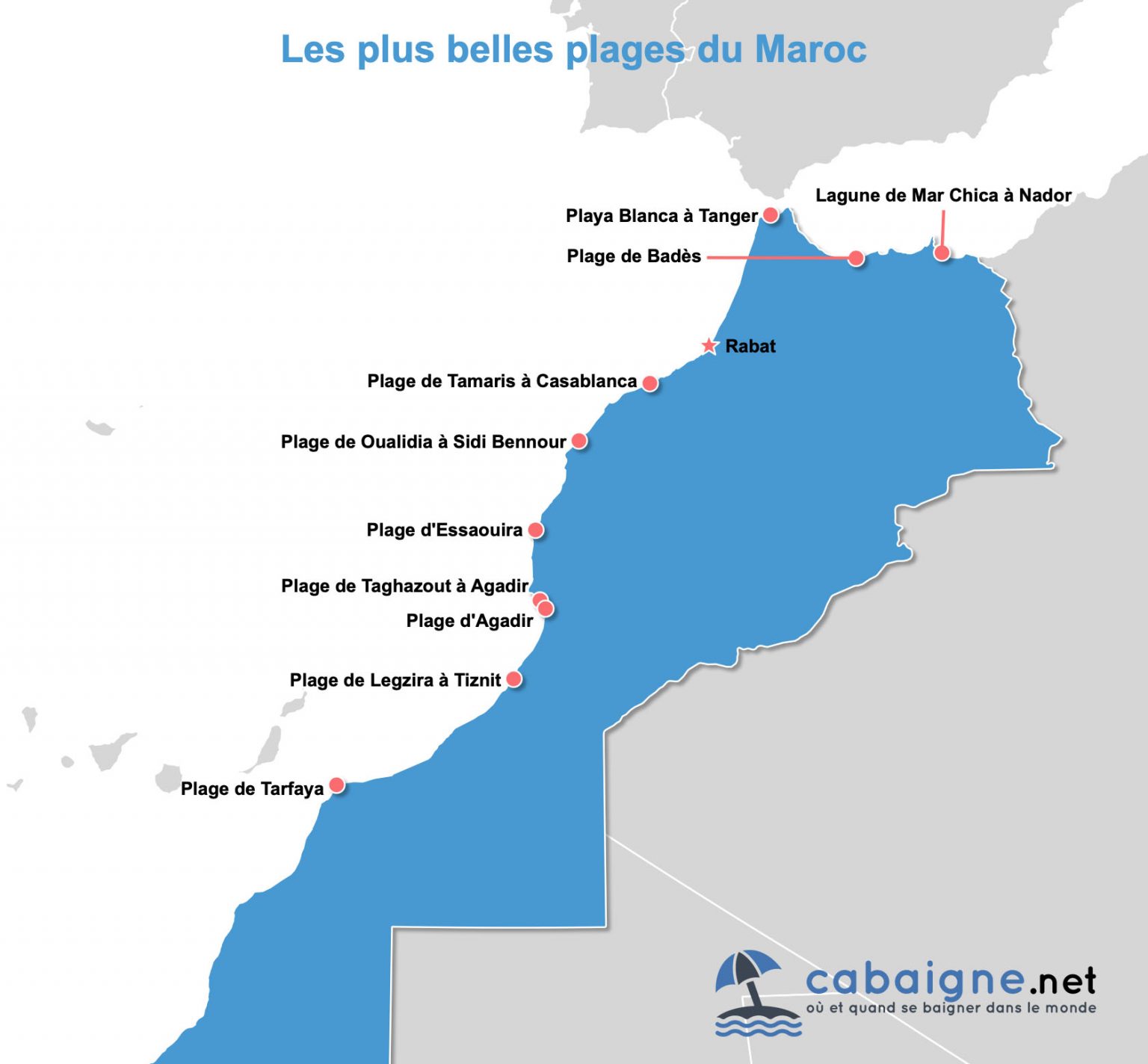 Top 10 des plus belles plages du Maroc (avec Carte et Photos)