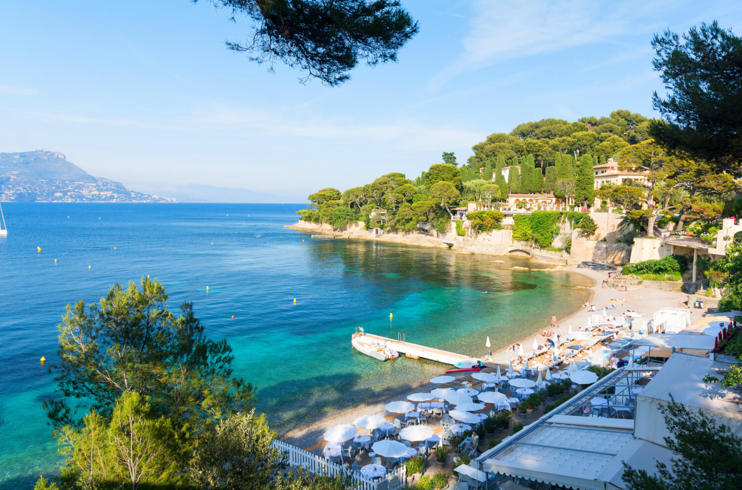 La plage de Paloma, Saint-Jean-Cap-Ferrat