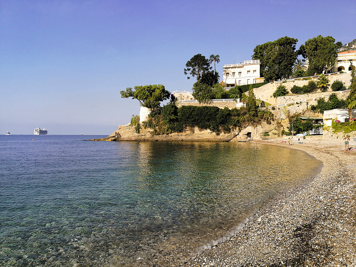 La plage du Buse, Roquebrune-Cap-Martin