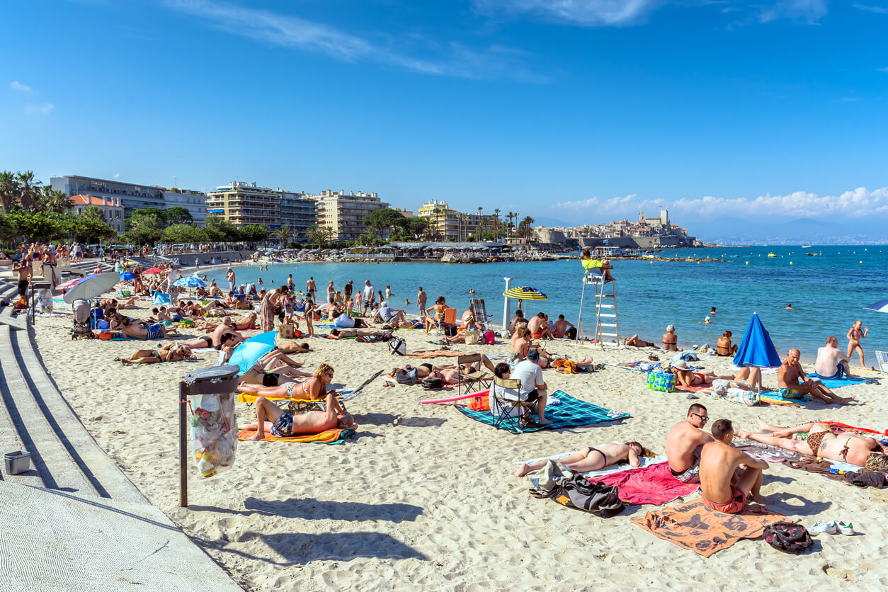 Les plages du Ponteil et de la Salis, Antibes