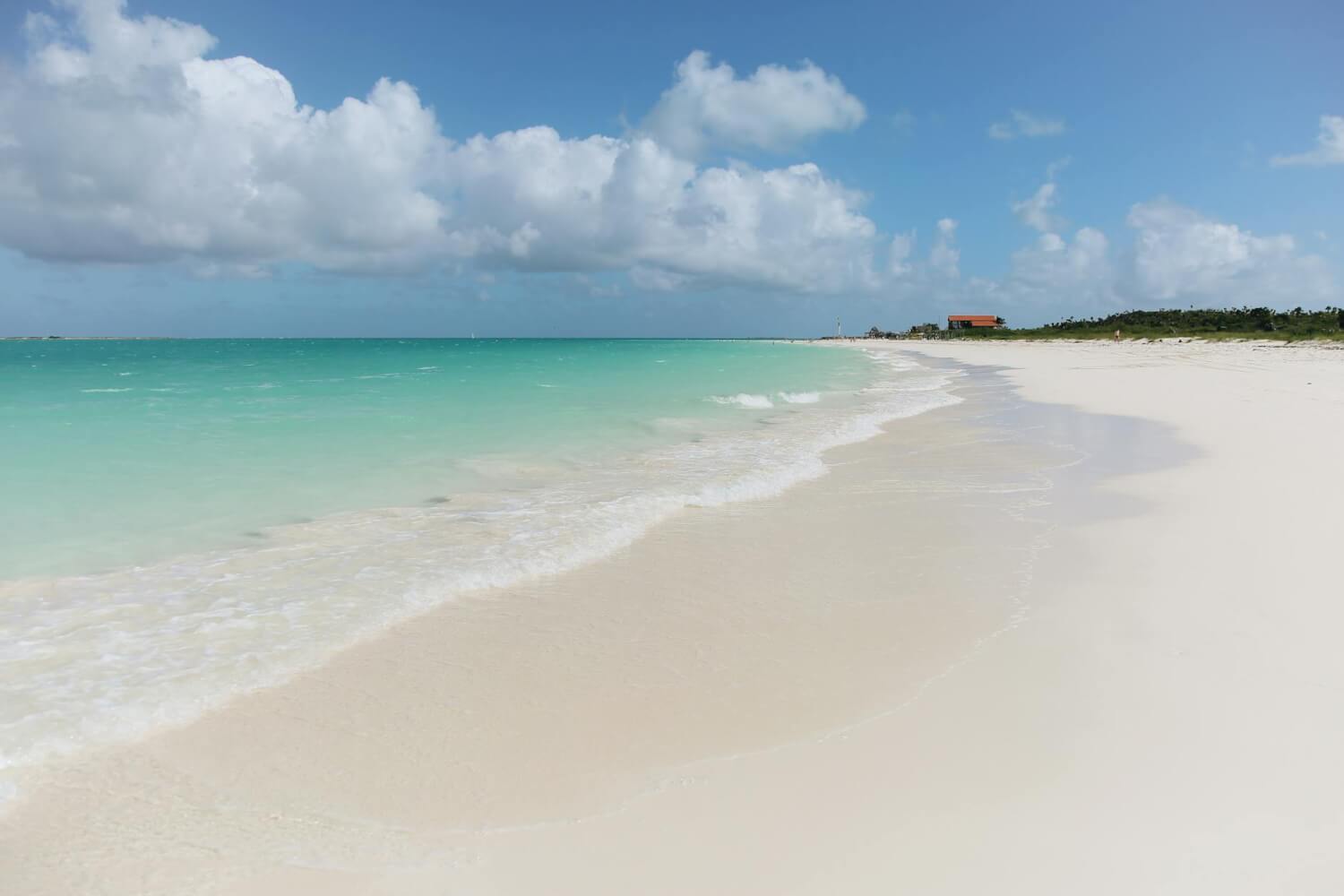sandy beach and turquoise sea