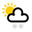 Neige abondante partiellement