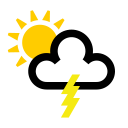 Averses de pluie et orages