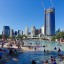 Quand se baigner à Brisbane : température de la mer mois par mois