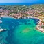 Quand se baigner sur l'île de Korčula : température de la mer mois par mois