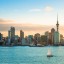 Quand se baigner à Auckland : température de la mer mois par mois
